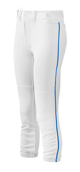 Women's Belted Piped Softball Pant