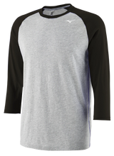Men's Mizuno 3/4 Baseball Practice Tee