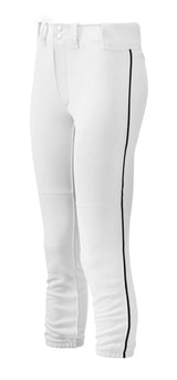 Women's Belted Piped Softball Pant