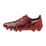 Mizuno Alpha II Select Junior FG Firm Ground Soccer Cleat, Red/Black