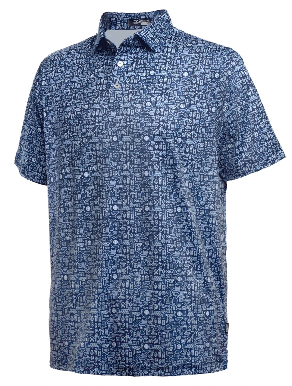 Men's Pro Polo, Navy/White
