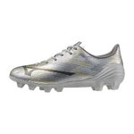 Mizuno Alpha II Select Junior FG Firm Ground Soccer Cleat, Silver/Gold