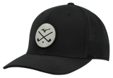 Crossed Clubs Meshback Golf Hat