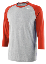 Men's Mizuno 3/4 Baseball Practice Tee