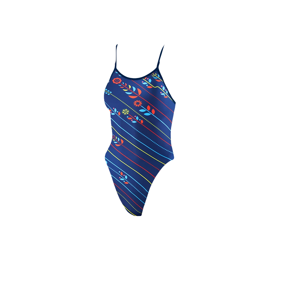 EXER Women's Thin Strap Swimsuit