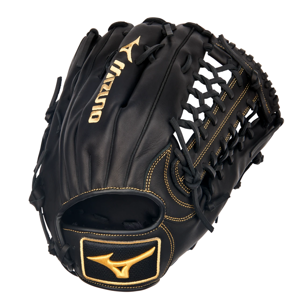 MVP Prime Outfield Baseball Glove 12.75", Black/Almond