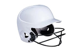 MVP Series Solid Batting Helmet with Fastpitch Softball Mask