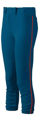 Women's Belted Piped Softball Pant