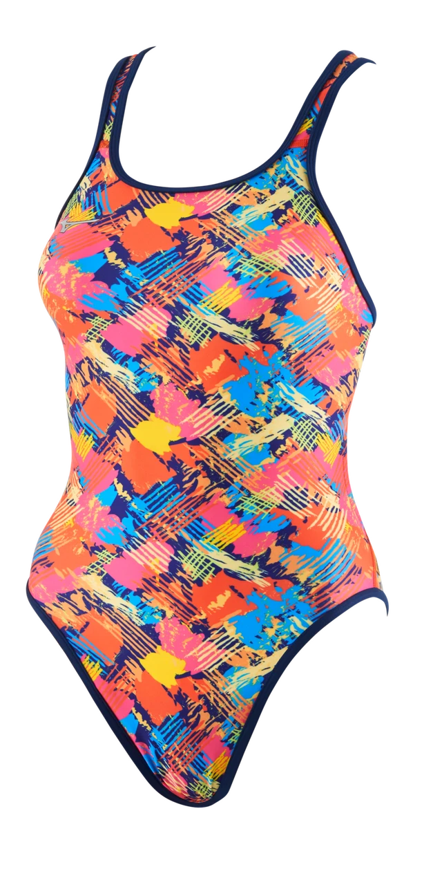 EXER Women's Double Cross Back Swimsuit