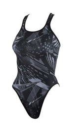 EXER Women's Double Cross Back Swimsuit