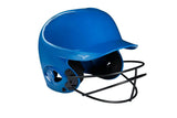 MVP Series Solid Batting Helmet with Fastpitch Softball Mask