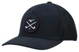 Crossed Clubs Meshback Golf Hat